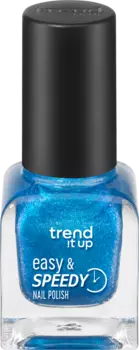 Нагеллак Easy Лак для ногтей Speedy жемчужно-синий 180 6мл trend !t up
