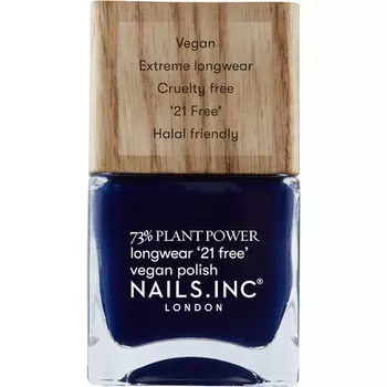 Nails 73% Plant Power Check My Bio 14 мл синий лак для ногтей Nails Inc