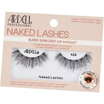 Naked Lashes 429 Натуральные накладные ресницы из натуральных волос — веганские и многоразовые, 1 пара, Ardell