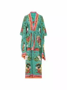 Накидка с графичным принтом Dolce&Gabbana