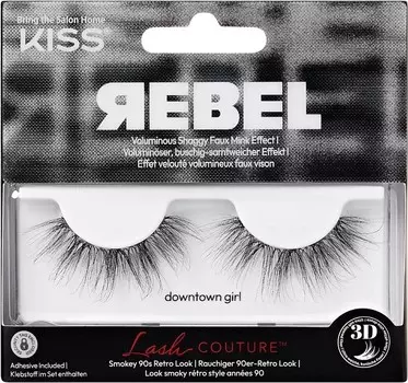 Накладные ресницы 3D Downtown Girl Rebel Kiss, 1 пара