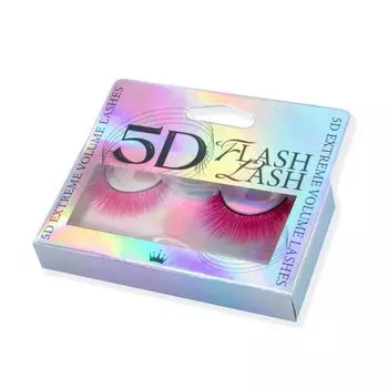 Накладные ресницы Flash Lash Pestaas Postizas Hot Pink 5D You Are The Princess, 1 Par