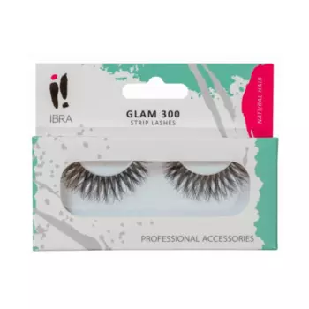 Накладные ресницы Glam 300, 1 упаковка. Ibra Makeup