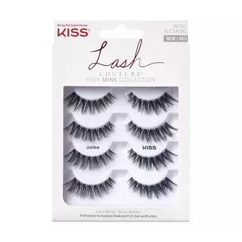Накладные ресницы klcm03h1 couture jubilee Kiss, 4 пары/1 упаковка