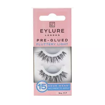 Накладные ресницы Pestaas Postizas Pre-Glued Fluttery Light 117 Eylure, 1 Par