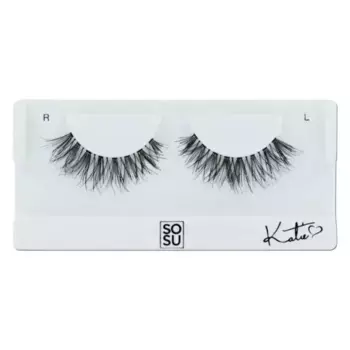 Накладные ресницы premium lashes pestaas postizas katie Sosu, цвет negro