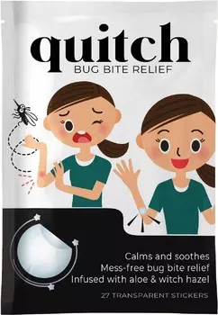 Наклейки для облегчения укусов насекомых Quitch