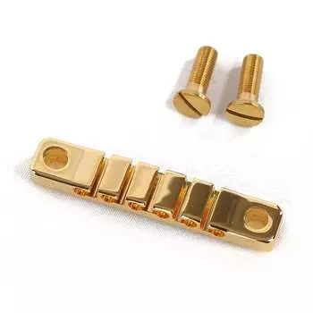 Наконечник PRS с шипами, золото PRS Tailpiece with Studs