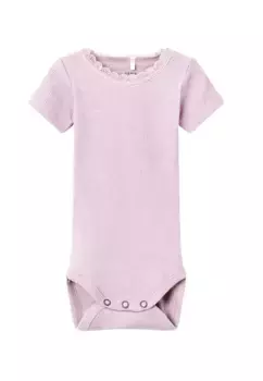 Name It Боди с короткими рукавами "NBFKAB SS BODY NOOS", розовый