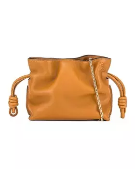 Нано-сумка-клатч Flamenco Loewe, цвет Warm Desert