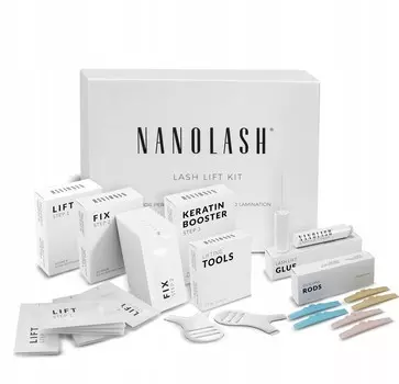 Nanolash, набор для лифтинга и ламинирования ресниц