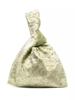 Nanushka бархатный клатч Jen, зеленый