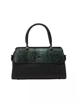 Наплечная сумка faina, цвет black green