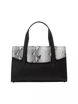 Наплечная сумка faina, цвет black white