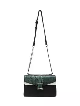 Наплечная сумка faina, цвет green black