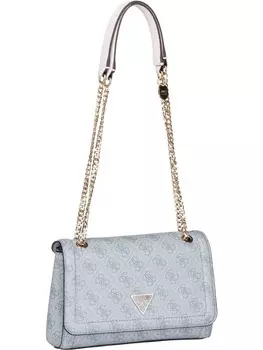 Наплечная сумка Guess, цвет light blue logo