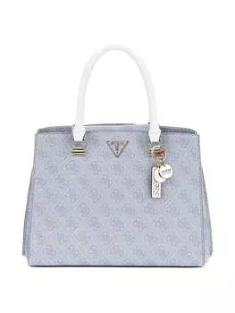 Наплечная сумка Guess, цвет light blue logo