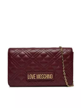 Наплечная сумка LOVE MOSCHINO, темно-красный