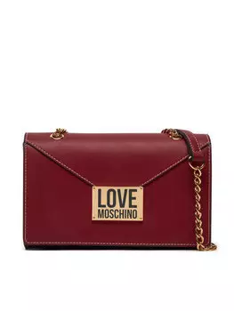 Наплечная сумка LOVE MOSCHINO, темно-красный