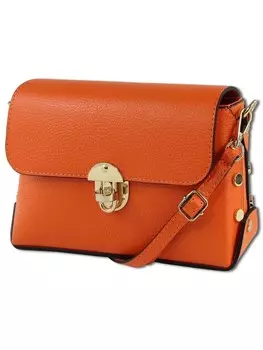 Наплечная сумка Toscanto Umhngetasche Leder orange ca. 22cm