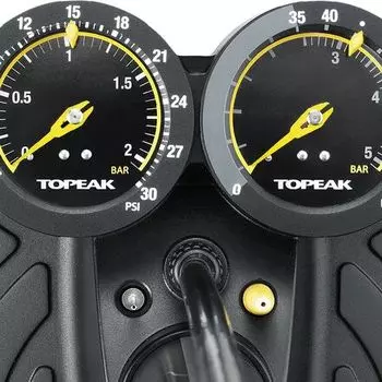 Напольный насос JoeBlow Dualie Topeak, черный