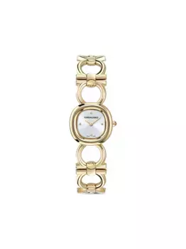 Наручные часы Double Gancini 25 мм Ferragamo, белый