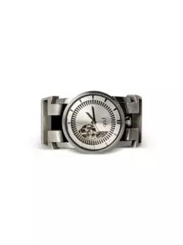 Наручные часы Oblivion 40 мм с заклепками Parts of Four, серебяный