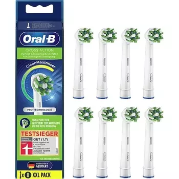 Насадки для зубных щеток Oral-B Crossaction Clean Maximizer 8 шт., Oral B
