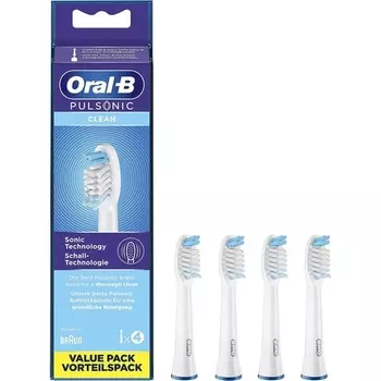 Насадки для зубных щеток Pulsonic Clean для зубных щеток Sonic, 4 шт., Oral-B