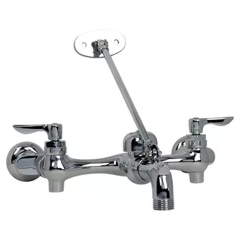 Настенный Кран с Открытым Коромыслом American Standard с верхней скобой и металлическим рычагом, polished chrome