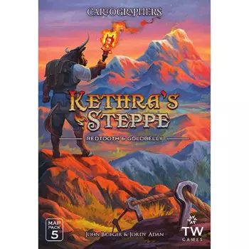 Настольная игра Cartographers: Kethra's Steppe - Redtooth & Goldbelly Map Pack 5