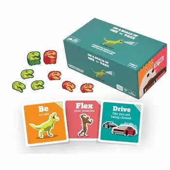 Настольная игра Exploding Kittens On a Scale of One to T-Rex