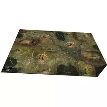 Настольная игра Greenbrier Games Folklore: The Affliction - Cloth Oversized World Map