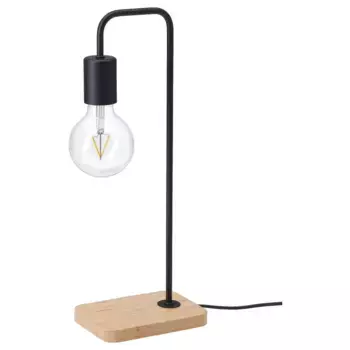 Настольная лампа черная TVRHAND IKEA