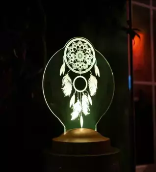 Настольная лампа Geschenkelampe, цвет Bunt