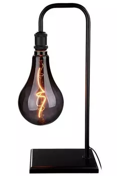 Настольная лампа GILDE Bulb, черный