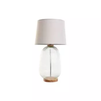 Настольная лампа Home ESPRIT Beige Wood Crystal 50 Вт 220 В 32 x 32 x 61 см