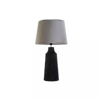Настольная лампа Home ESPRIT Black Grey Resin 50 Вт 220 В 40 x 40 x 70 см (2 шт.)