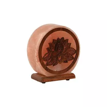 Настольная лампа Home ESPRIT Brown Pink Wood Salt 15 Вт 220 В 16 x 7 x 18 см