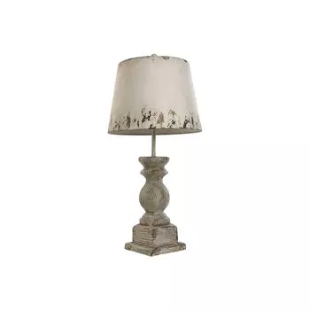 Настольная лампа Home ESPRIT White Metal Fir 50 Вт 220 В 40 x 40 x 83 см