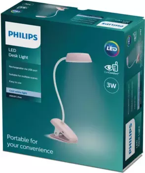 Настольная лампа Philips, розовый