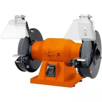 Настольная шлифовальная машина 200 Вт 2 диска 2 камня 125 мм Professional H1205 TrAdE Shop Traesio