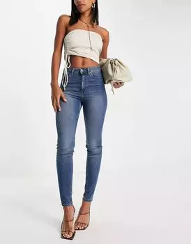 Настоящие синие джинсы скинни ASOS Ultimate