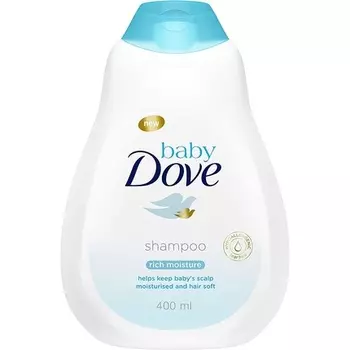Насыщенный увлажняющий шампунь 400мл, Baby Dove