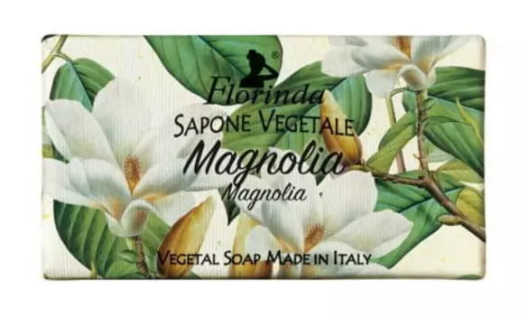 Натуральное растительное мыло МАГНОЛИЯ, 100 г Florinda