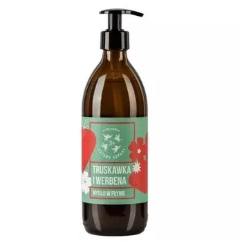 Натуральное жидкое мыло Клубника и Вербена 500 мл Mydlarnia Czter Assorted