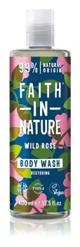 Натуральный гель для душа, обновляющий защитный барьер кожи Faith In Nature Wild Rose