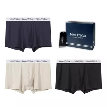 Nautica Underwear Мужские трусы, Красный + темно-синий + черный