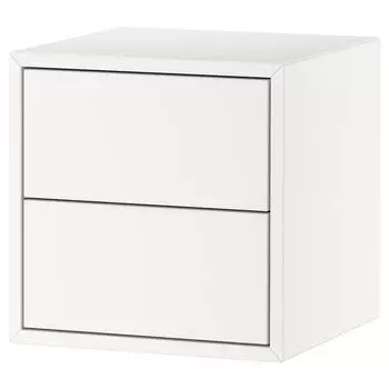 Навесной шкаф с 2 ящиками, белый, 35х35х35 см, EKET IKEA