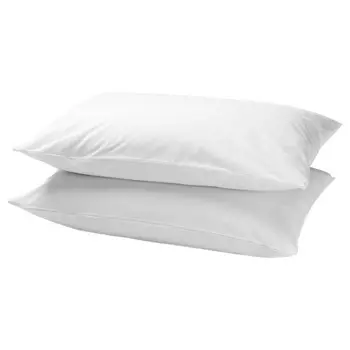 Наволочка, белая, 40х80 см, DVALA IKEA